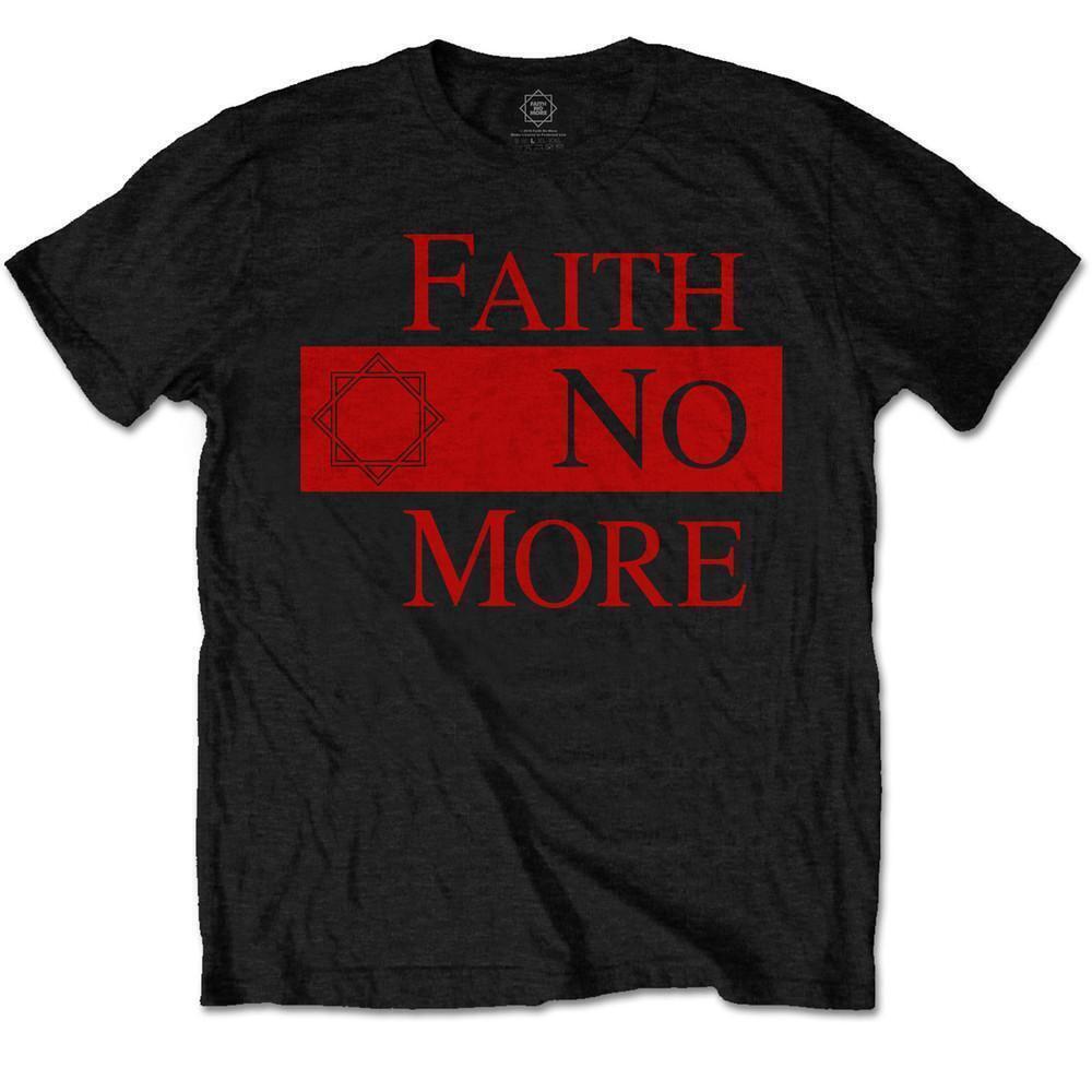 Faith No More Unisex T Shirt Classic New Logo Star Black